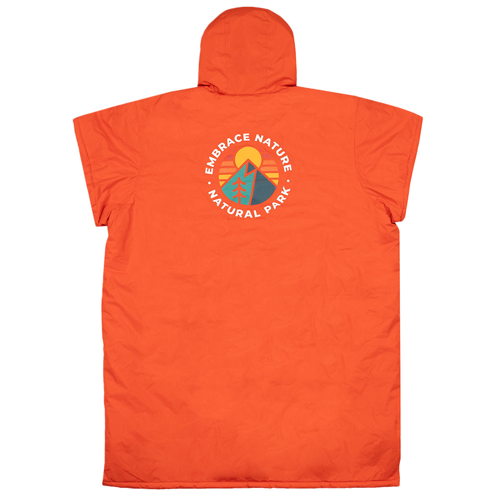 Entoto Weatherproof Changing Poncho (Orange) #contain