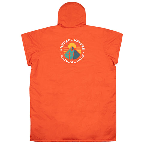 Entoto Weatherproof Changing Poncho (Orange) #contain