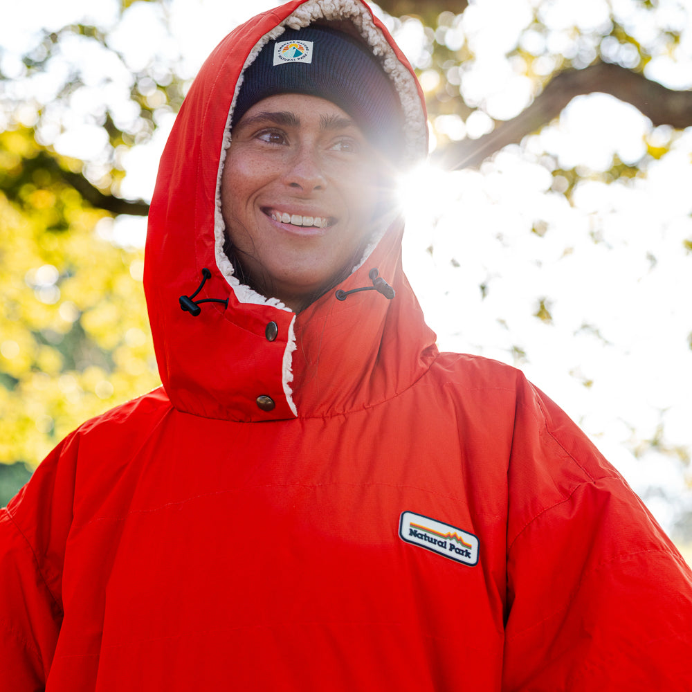 Entoto Weatherproof Changing Poncho (Orange)