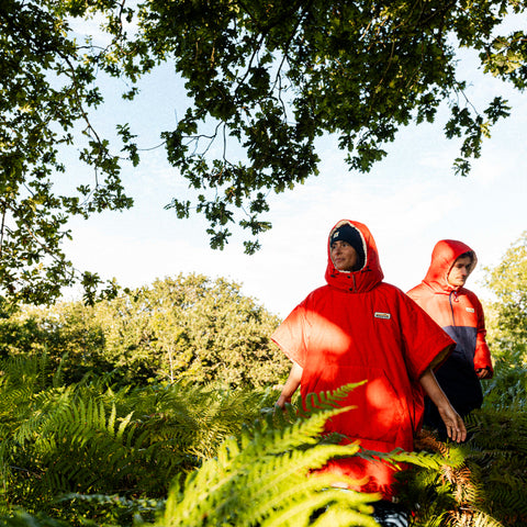Entoto Weatherproof Changing Poncho (Orange) @100