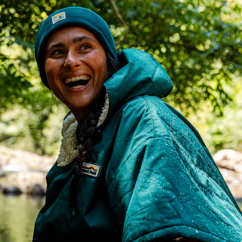 Entoto Weatherproof Changing Poncho (Petrol)