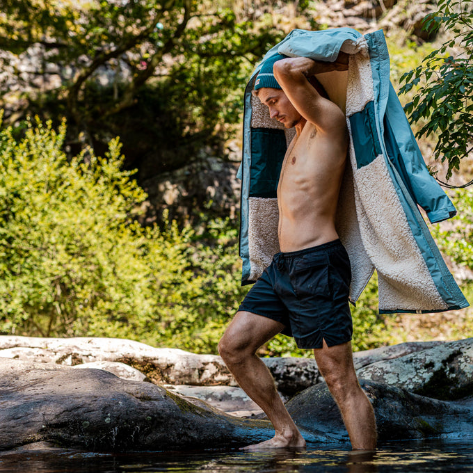 Eolus Weatherproof Changing Robe (Light Blue/Petrol)