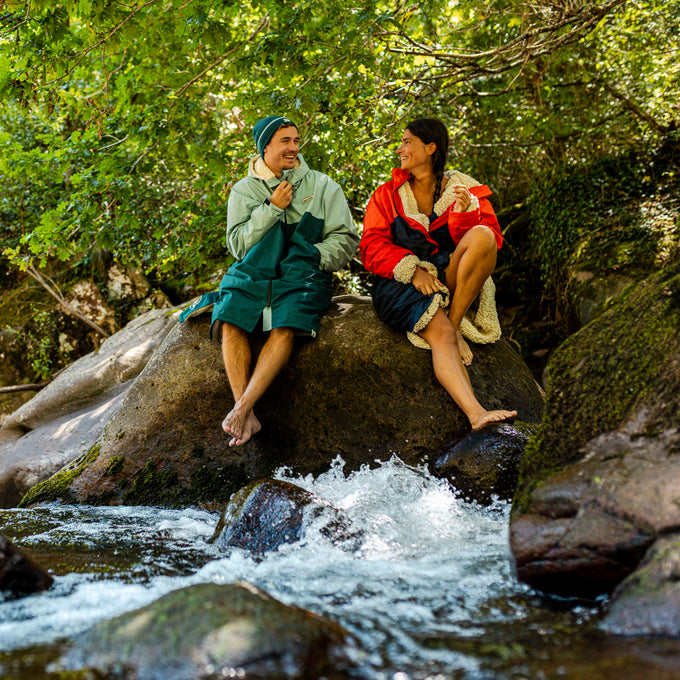 Eolus Weatherproof Changing Robe (Light Blue/Petrol)