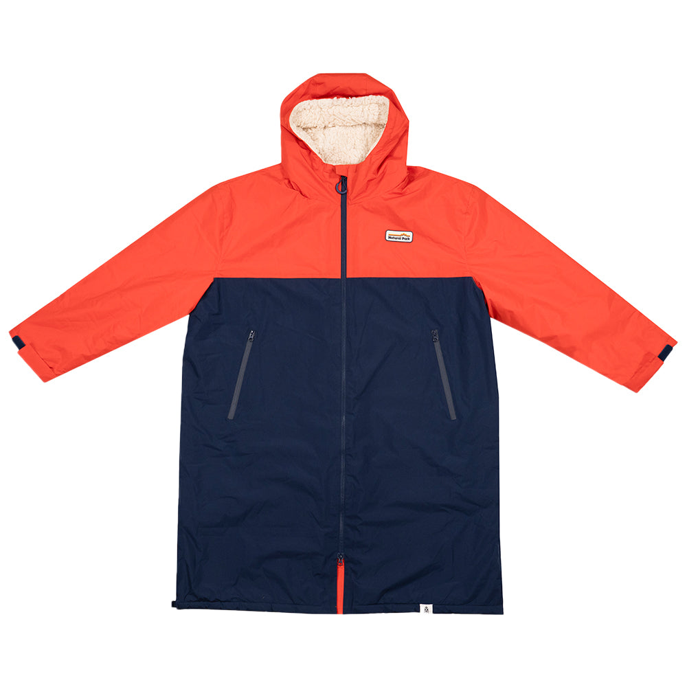 Eolus Weatherproof Changing Robe (Orange/Navy) #contain