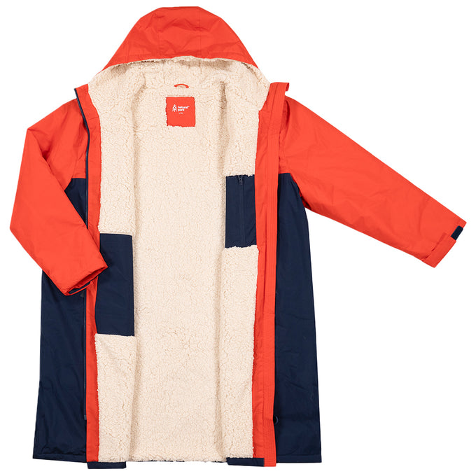 Eolus Weatherproof Changing Robe (Orange/Navy) #contain