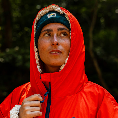 Eolus Weatherproof Changing Robe (Orange/Navy)