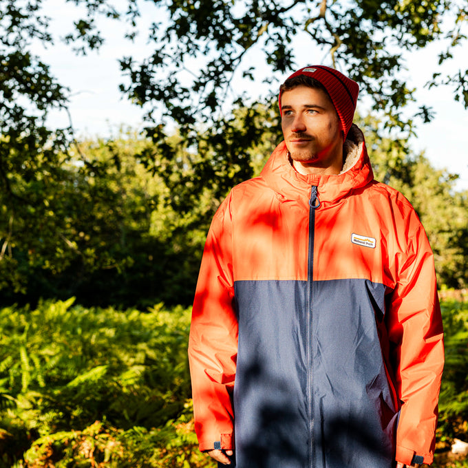 Eolus Weatherproof Changing Robe (Orange/Navy)