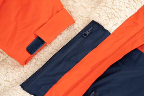 Eolus Weatherproof Changing Robe (Orange/Navy)
