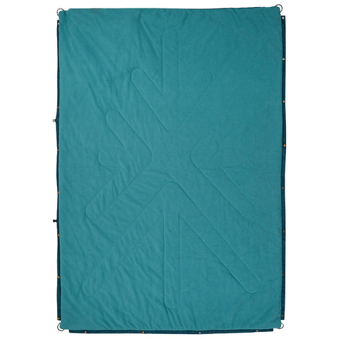 Estrela Aztec Fleece Blanket (Petrol) #contain