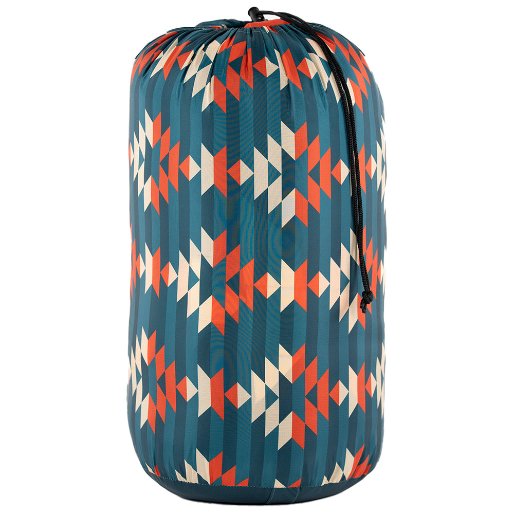 Estrela Aztec Fleece Blanket (Petrol) #contain