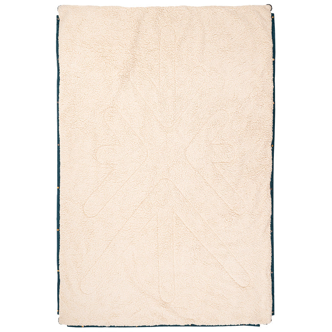 Estrela Landscape Sherpa Blanket (Petrol) #contain