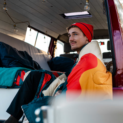 Estrela Landscape Sherpa Blanket (Petrol) @75