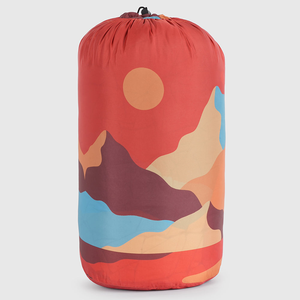 Estrela Landscape Sherpa Blanket (Pureed Pumpkin) #contain