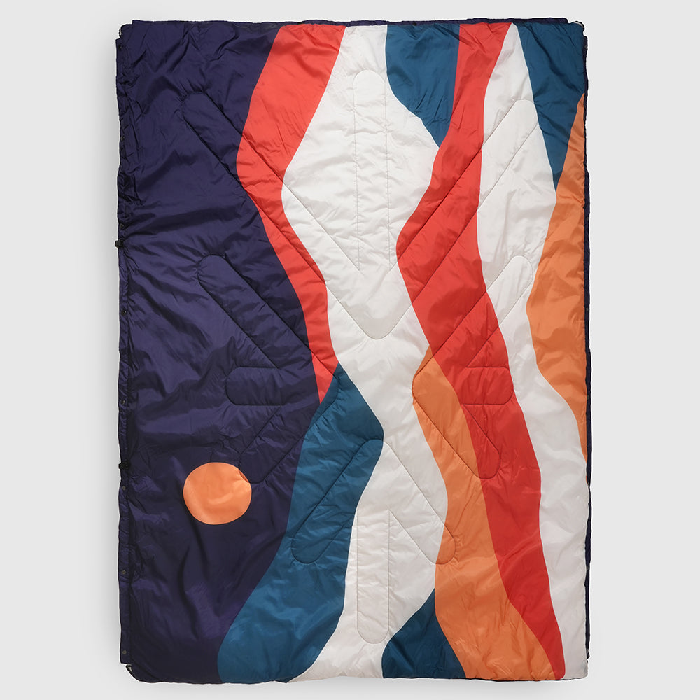 Estrela Vista Sherpa Blanket (Maritime Blue) #contain