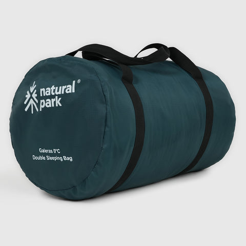 Galeras 0°C Double Sleeping Bag (Atlantic Deep/Antique White) #contain