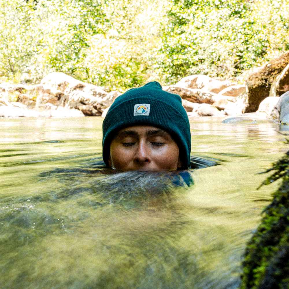 Galoppaz Double Rib Knit Beanie (Atlantic Deep)