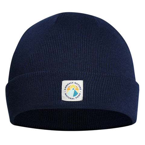 Galoppaz Double Rib Knit Beanie (Maritime) #contain