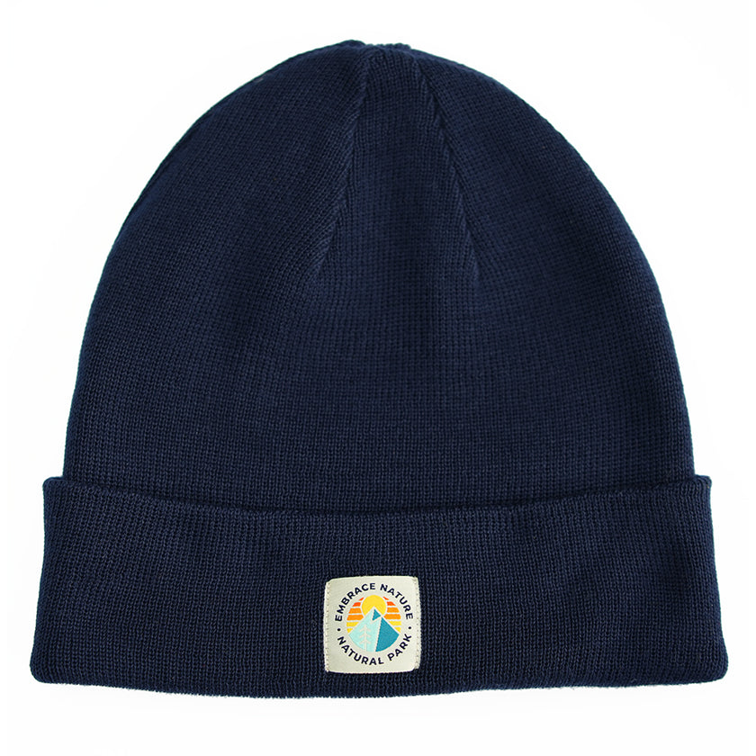 Galoppaz Double Rib Knit Beanie (Maritime) #contain