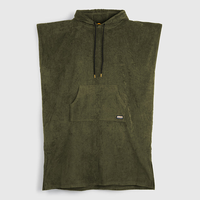Gannett Organic Cotton Towel Robe (Dark Olive) #contain