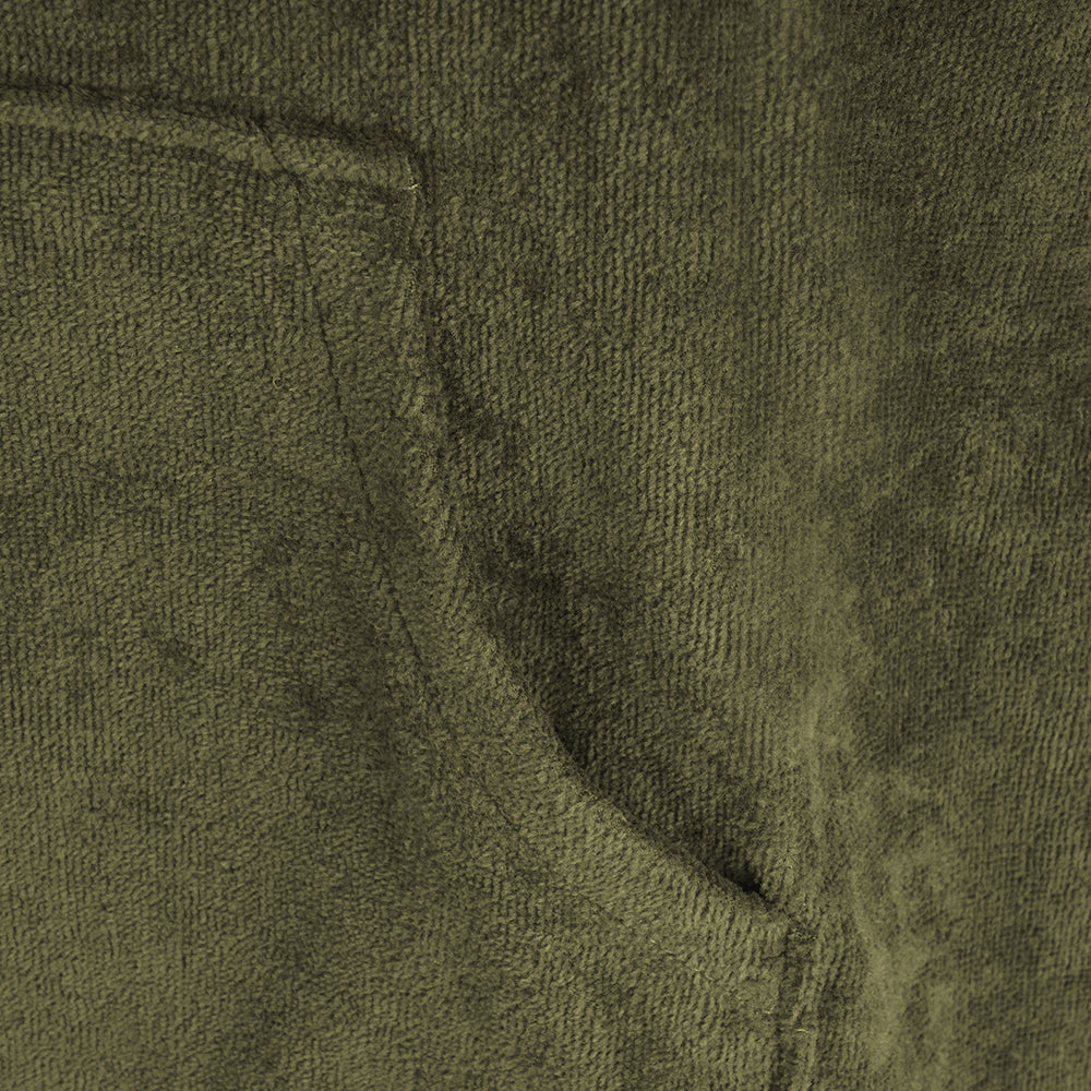 Gannett Organic Cotton Towel Robe (Dark Olive)