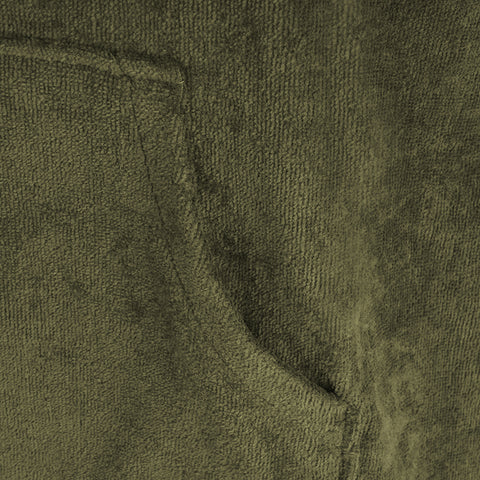 Gannett Organic Cotton Towel Robe (Dark Olive)
