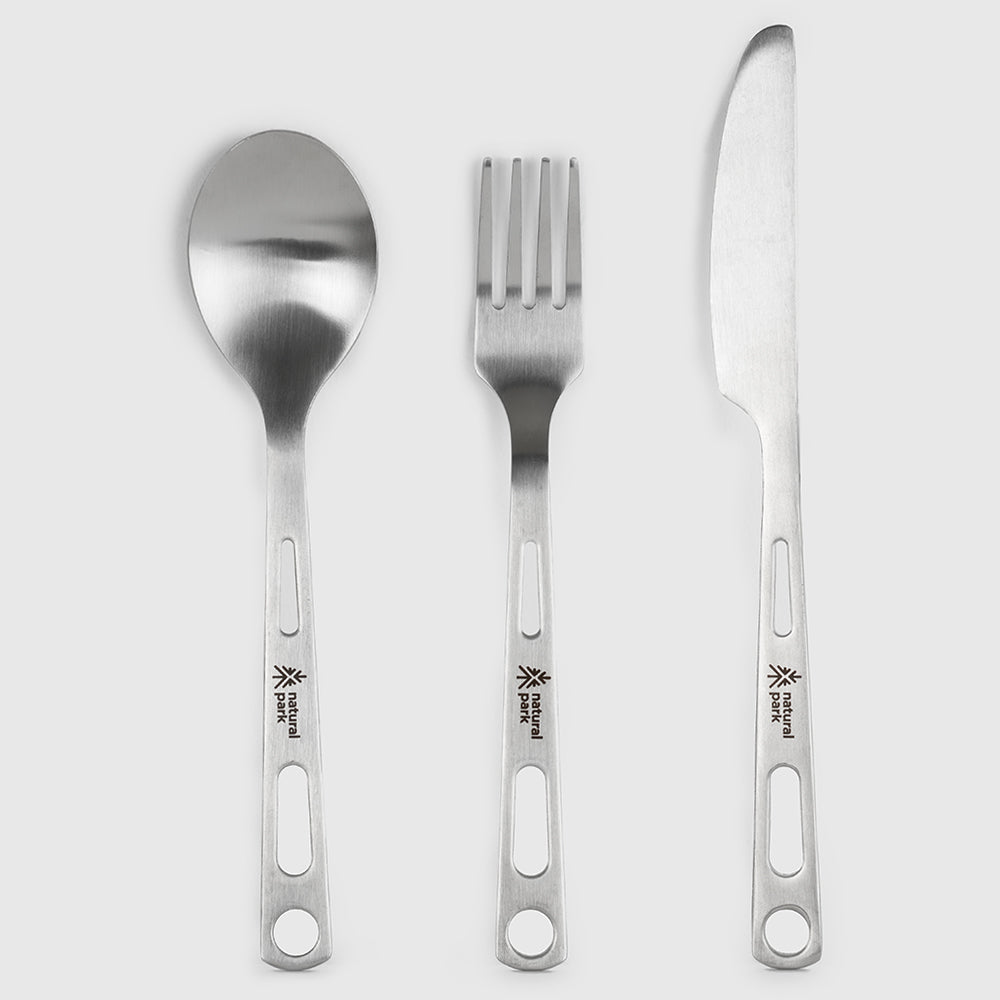 Hakone Cutlery Set (Stainless Steel) #contain