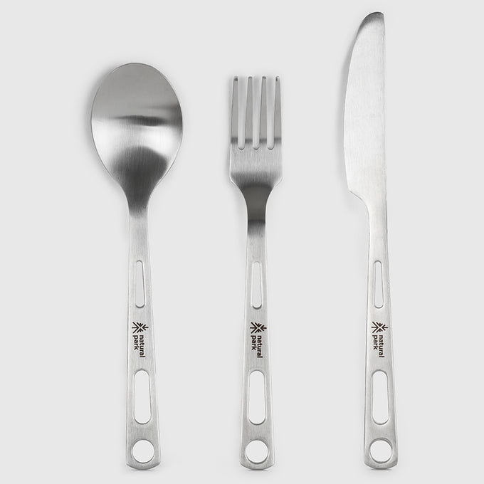 Hakone Cutlery Set (Stainless Steel) #contain