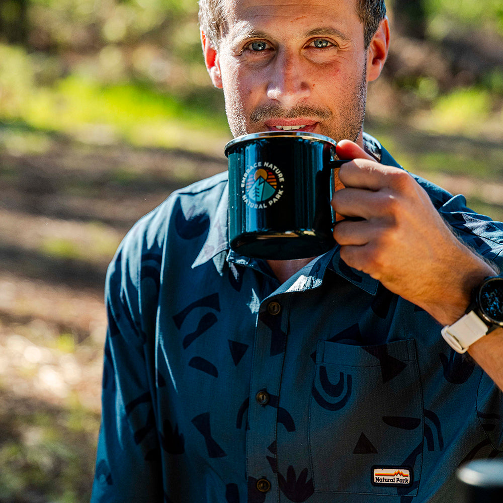 Halti 500ml Enamel Mug (Atlantic Deep)