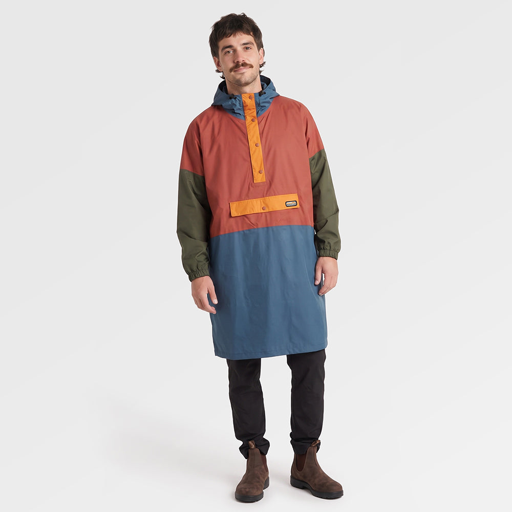 Harroway Waterproof Packable Poncho (Multi) ✦AI