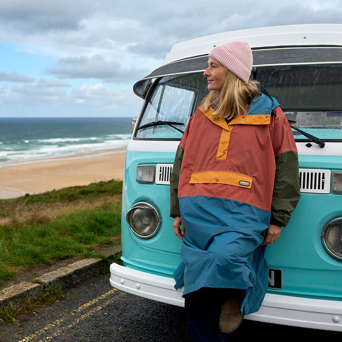 Harroway Waterproof Packable Poncho (Multi) §170cm