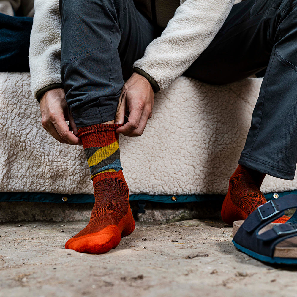 Unisex Merino Blend Hillscape Socks 3 Pack (Multi)