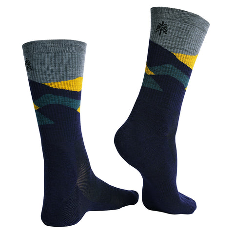 Unisex Merino Blend Hillscape Socks 3 Pack (Multi) #contain