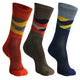 Unisex Merino Blend Hillscape Socks 3 Pack (Multi) #contain