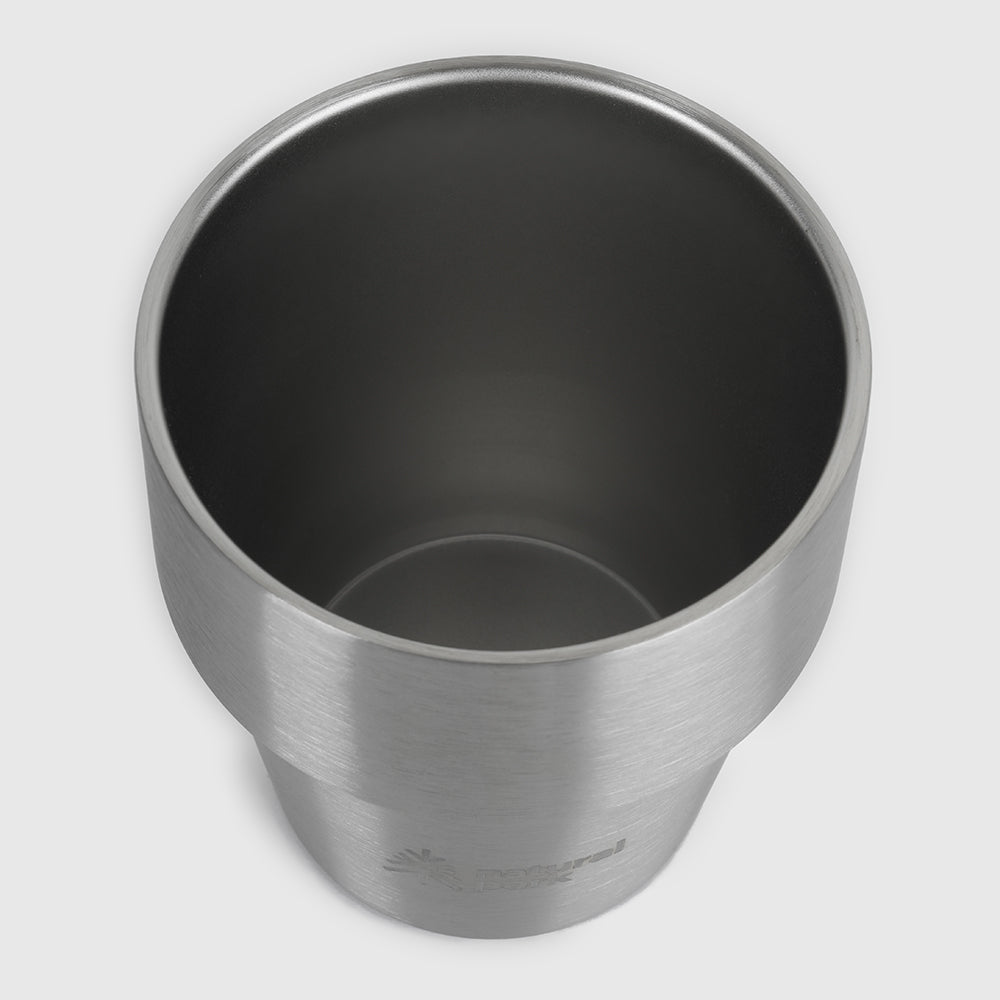 Hotaka Double Walled Stainless Steel Mugs 4 Pack (Stainless Steel) #contain