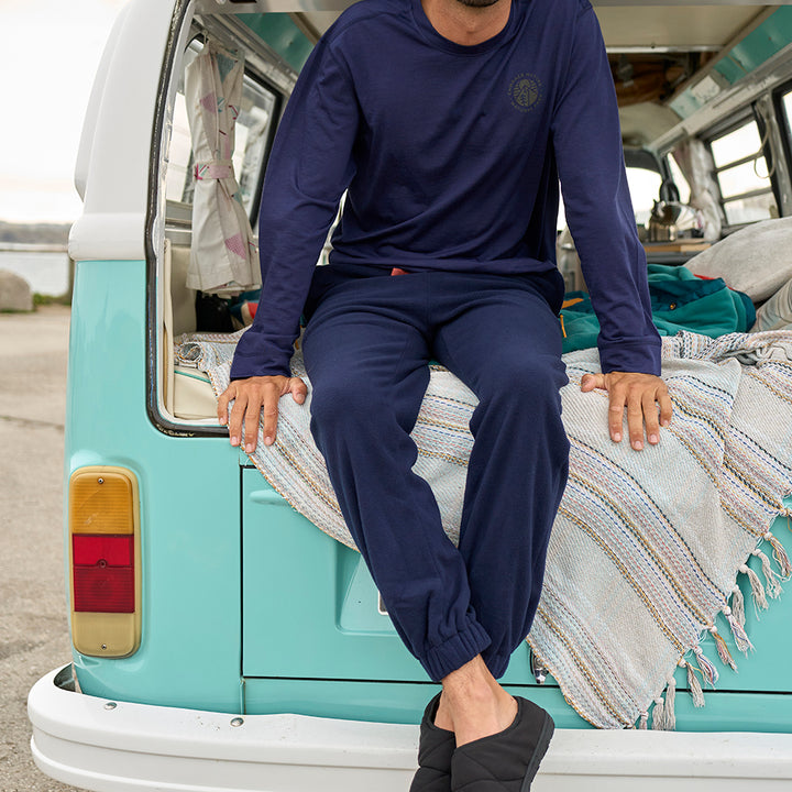 Huxden Fleece Joggers (Maritime Blue) §M;191cm