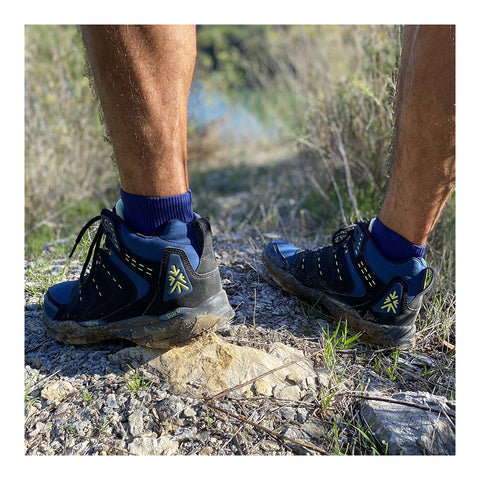 Mens Adamaoua Hiking Shoes (Blue/Black)