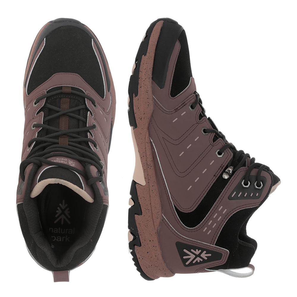 Mens Adamaoua Hiking Shoes (Dark Brown/Black) #contain