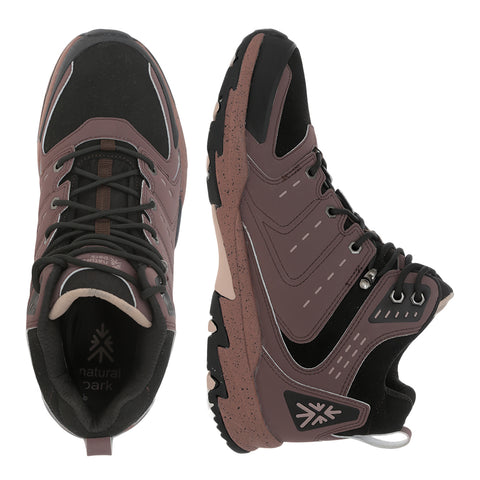 Mens Adamaoua Hiking Shoes (Dark Brown/Black) #contain