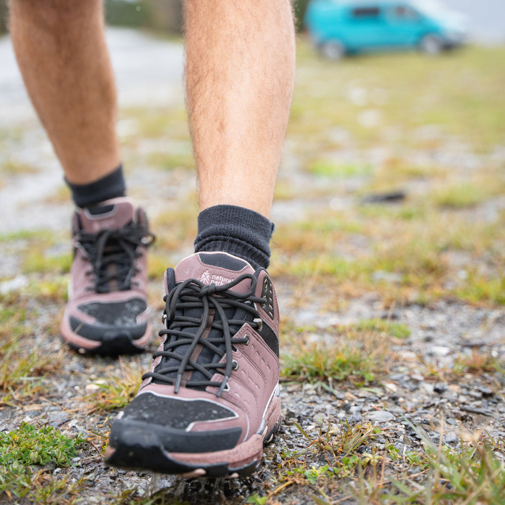 Mens Adamaoua Hiking Shoes (Dark Brown/Black) @0