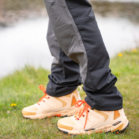 Mens Adamaoua Mid-Ankle Hiking Shoes (Light Brown/Mustard)