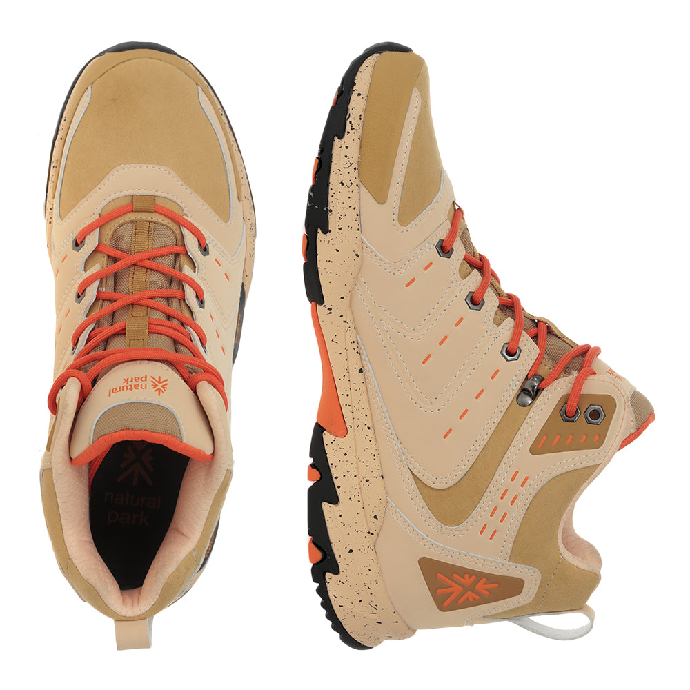 Mens Adamaoua Mid-Ankle Hiking Shoes (Light Brown/Mustard) #contain