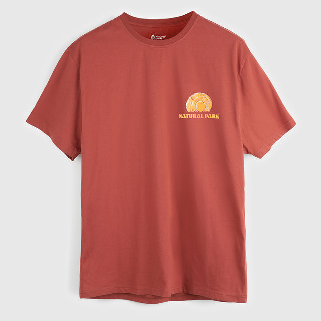 Mens Adventure Galatea Relaxed Tee (Etruscan Red) #contain