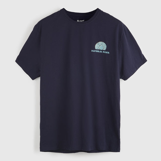 Mens Adventure Galatea Relaxed Tee (Maritime Blue) #contain