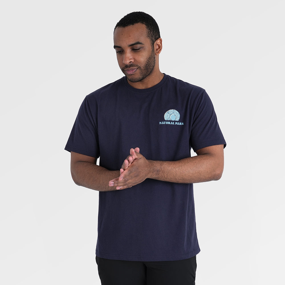 Mens Adventure Galatea Relaxed Tee (Maritime Blue) §M;183cm