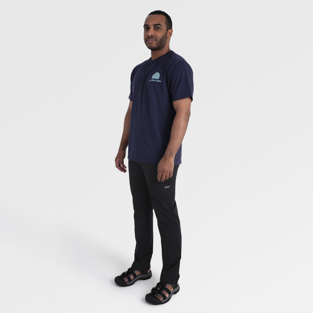 Mens Adventure Galatea Relaxed Tee (Maritime Blue) §M;183cm