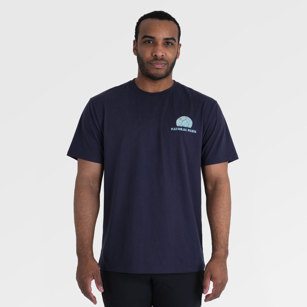Mens Adventure Galatea Relaxed Tee (Maritime Blue) §M;183cm