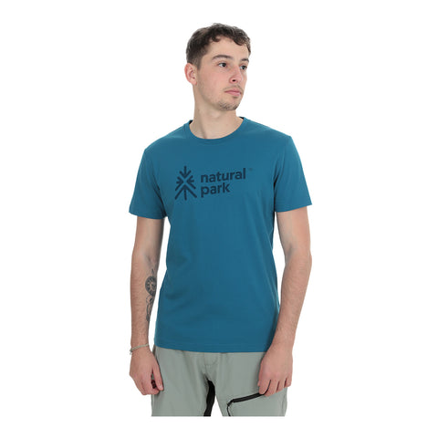 Mens Agou T-Shirt (Blue Petrol) #contain