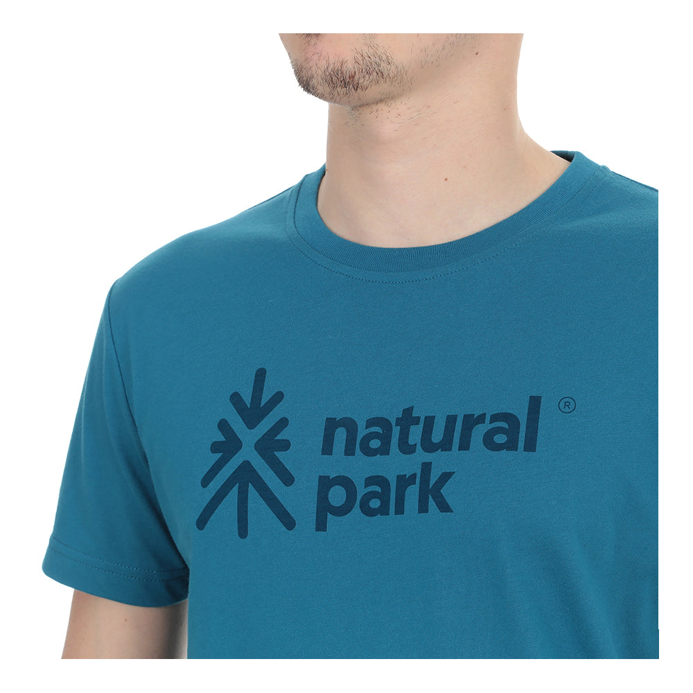 Mens Agou T-Shirt (Blue Petrol)