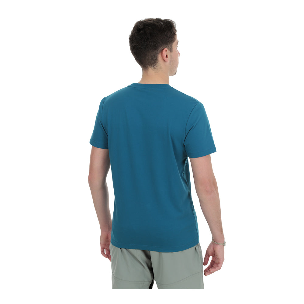 Mens Agou T-Shirt (Blue Petrol) #contain