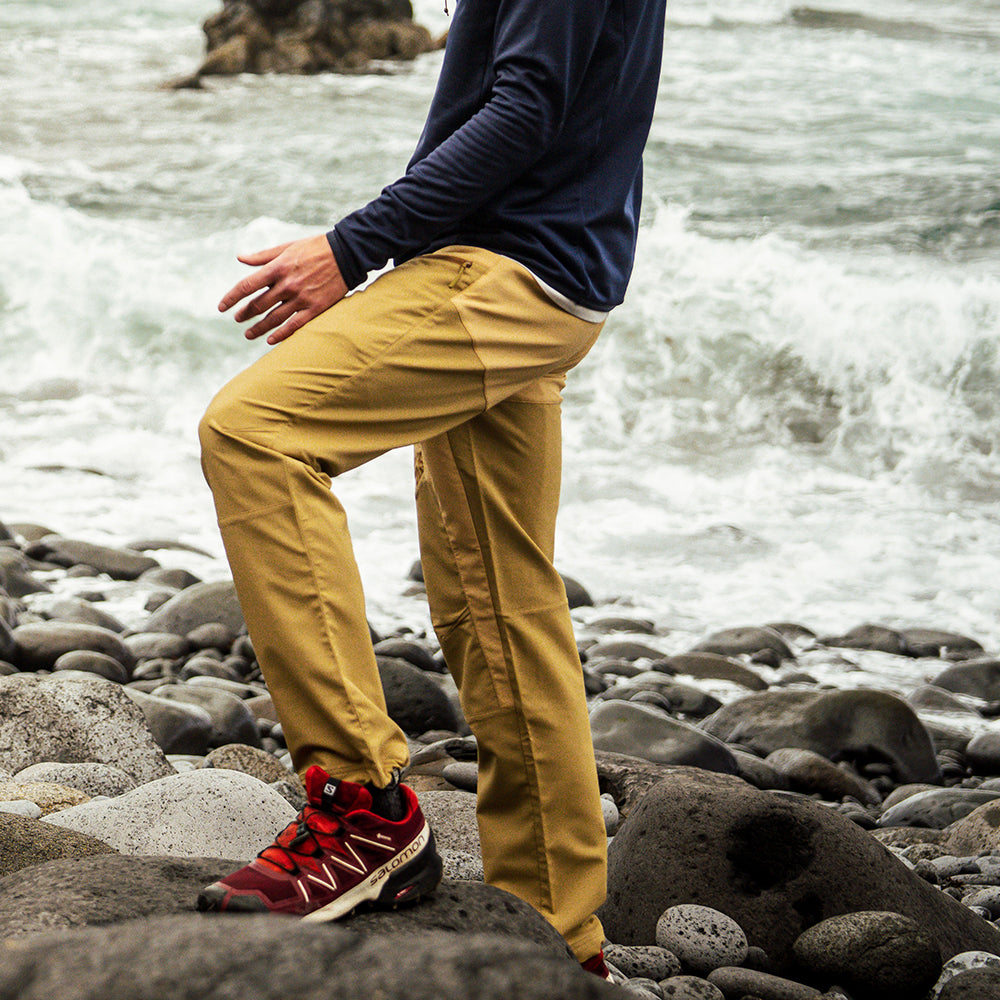 Mens Aialik Trousers (Lark/Antique Bronze)